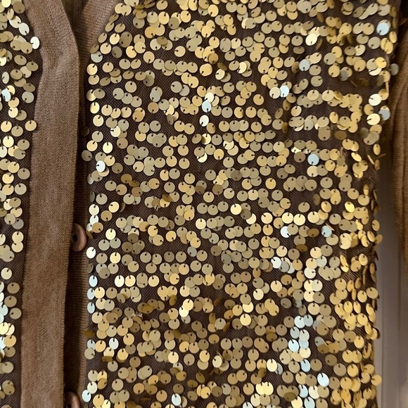 Sequin panel Cardigan - Picture 3 of 5
